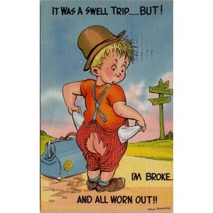Postcard, Linen Humor Swell Trip BUT 2023-10-01 0057